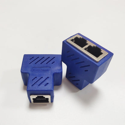 RJ45 Network Cable Splitter: Divides One Cable Into Two