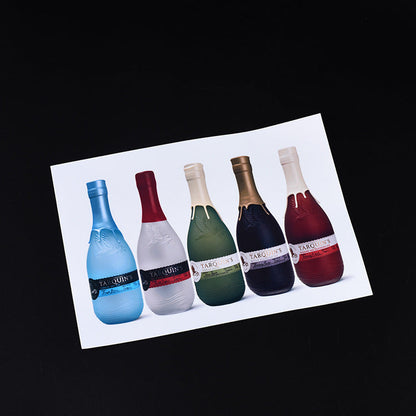 Matte Black PVC Self-Adhesive Label Sticker - A4 Size