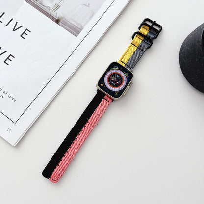 Suitable For Single Circle Nylon Color Matching Buckle Strap