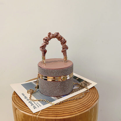 New Versatile Pleated Chain Women's Shoulder Bag