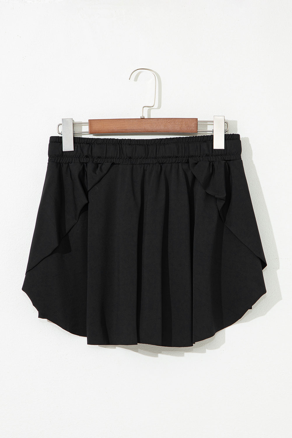 Drawstring Elastic Waistband Lined Tennis Skorts