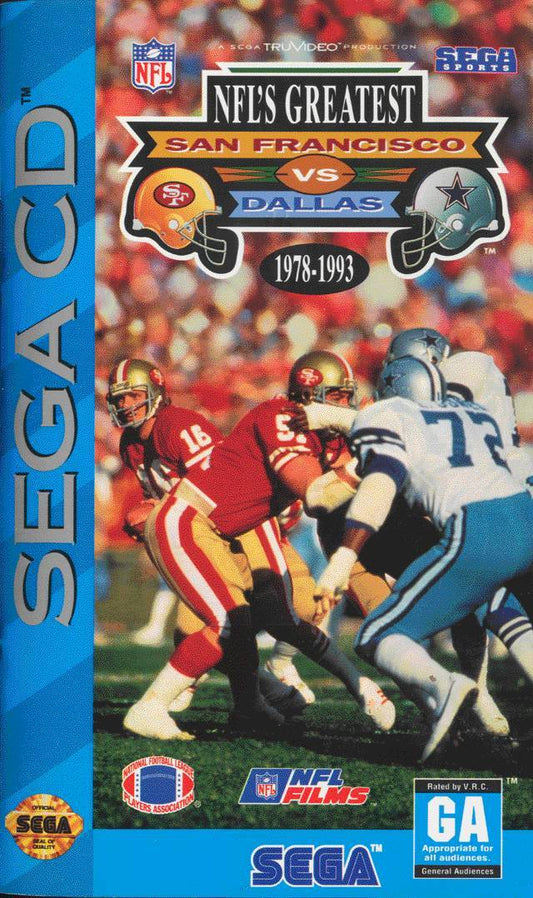 NFL's Greatest: San Francisco Vs. Dallas 1978-1993 (Sega CD)