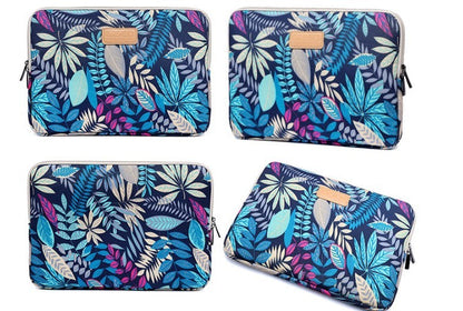 LISEN Colorful Leaf Notebook Sleeve Bag 15.6 Inch Computer Bag