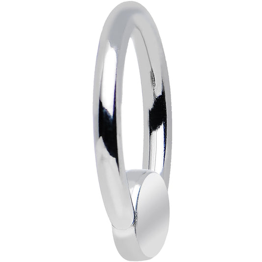 16G 5/16 BCR Steel Captive Ring 4mm Flat Disc