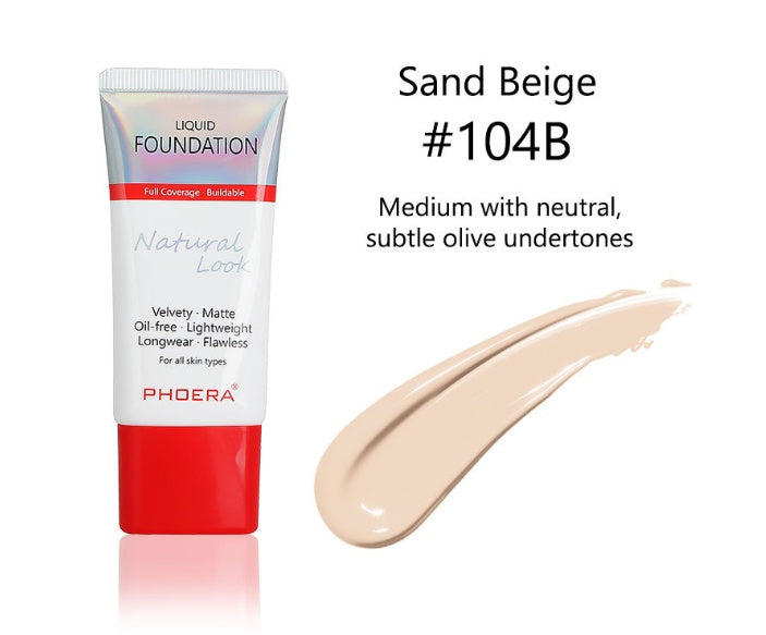 Matte Silky Tube Liquid Foundation