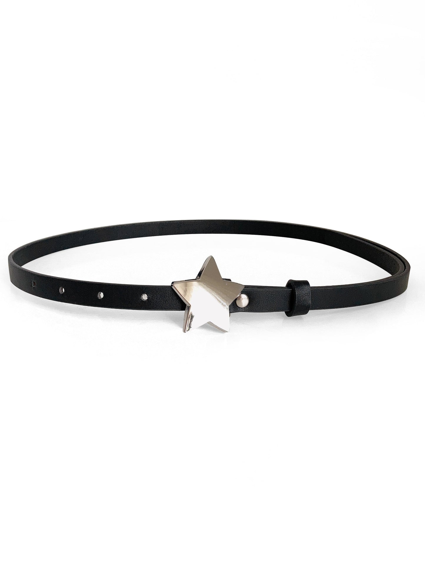 Black Subculture Five-pointed Star Belt
