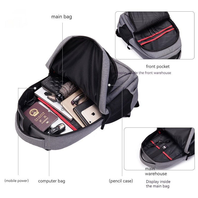 Men's Large Capacity Travel Backpack