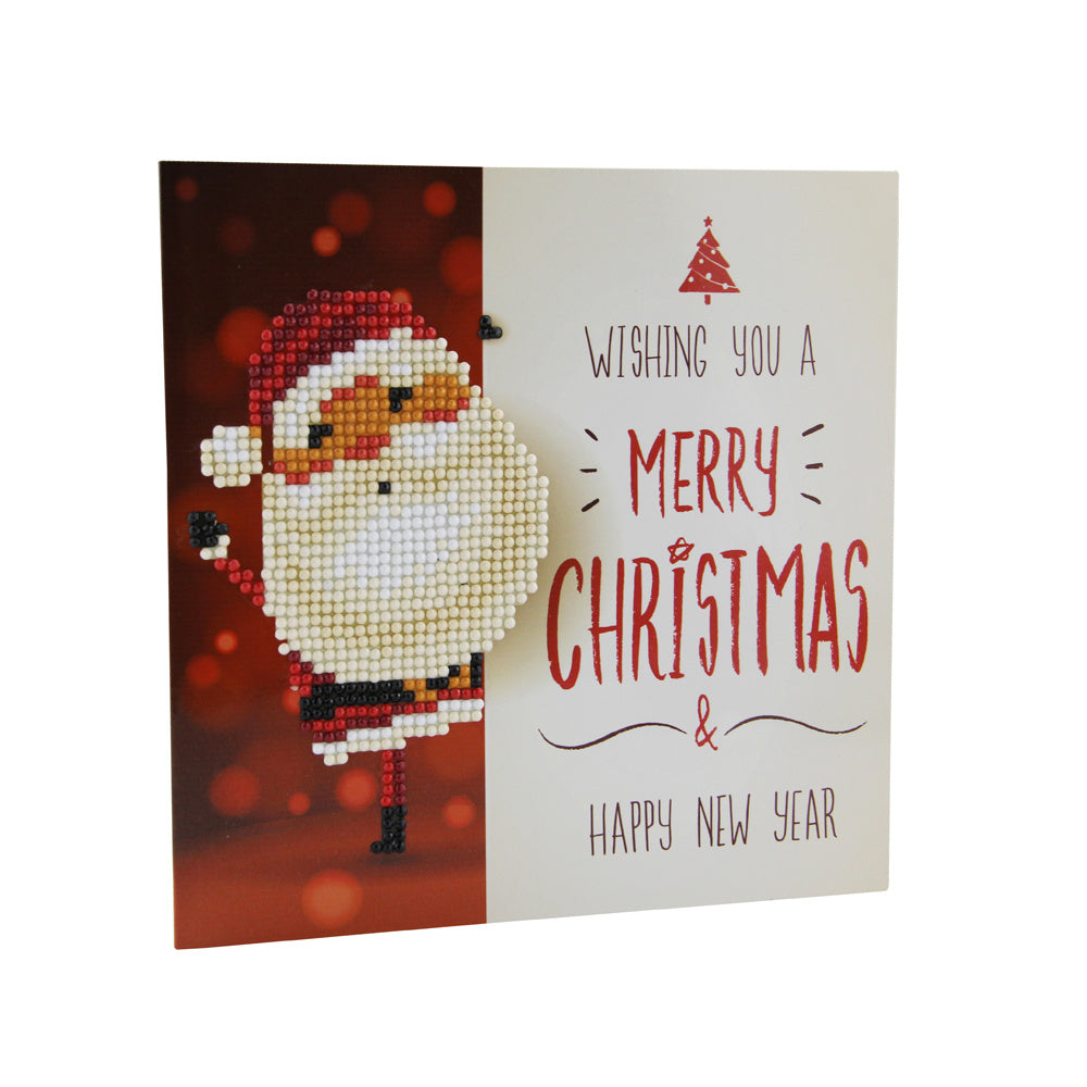Christmas DIY Diamond Painting Greeting Cards 5D Cartoon Birthday Postcards