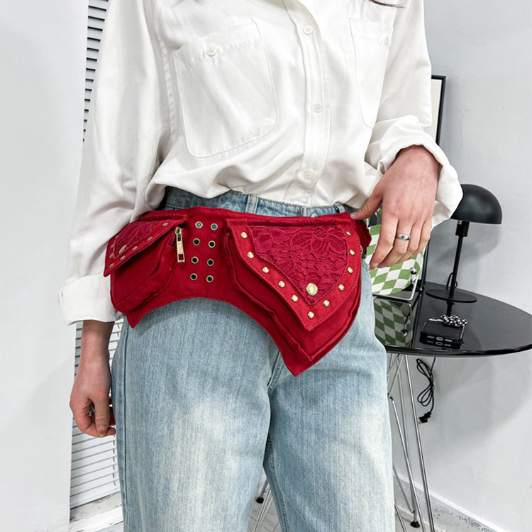 Vintage Waist Chest Crossbody Bag