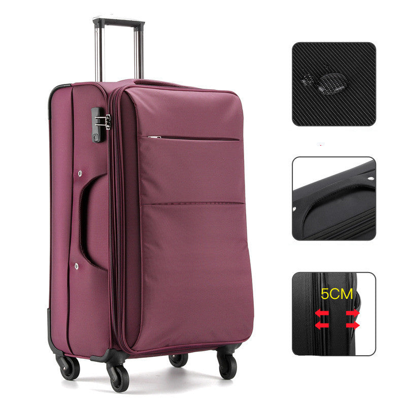 Oxford Bra Business Luggage: Large Capacity with Password Security