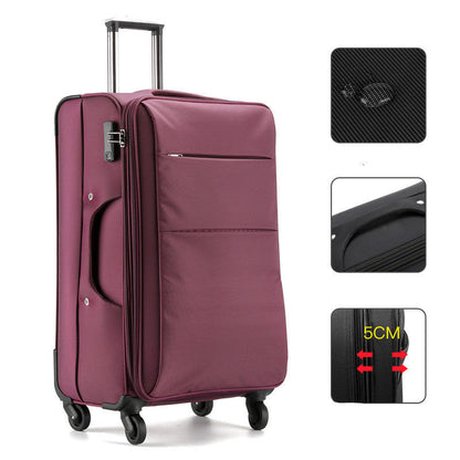 Oxford Bra Business Luggage: Large Capacity with Password Security