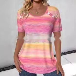 Cross-Border Digital Print Tee