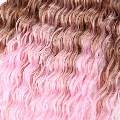 European  American Russian Chemical Fiber Wigs