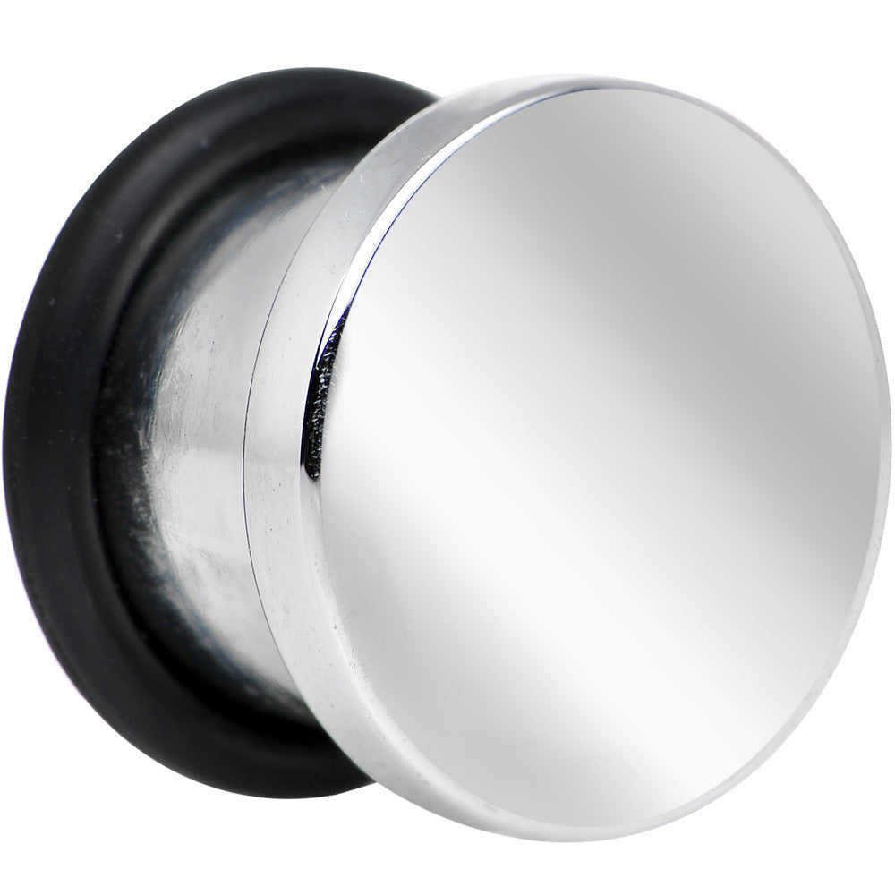 00G Stainless Steel Single Flare Flat Top Plug