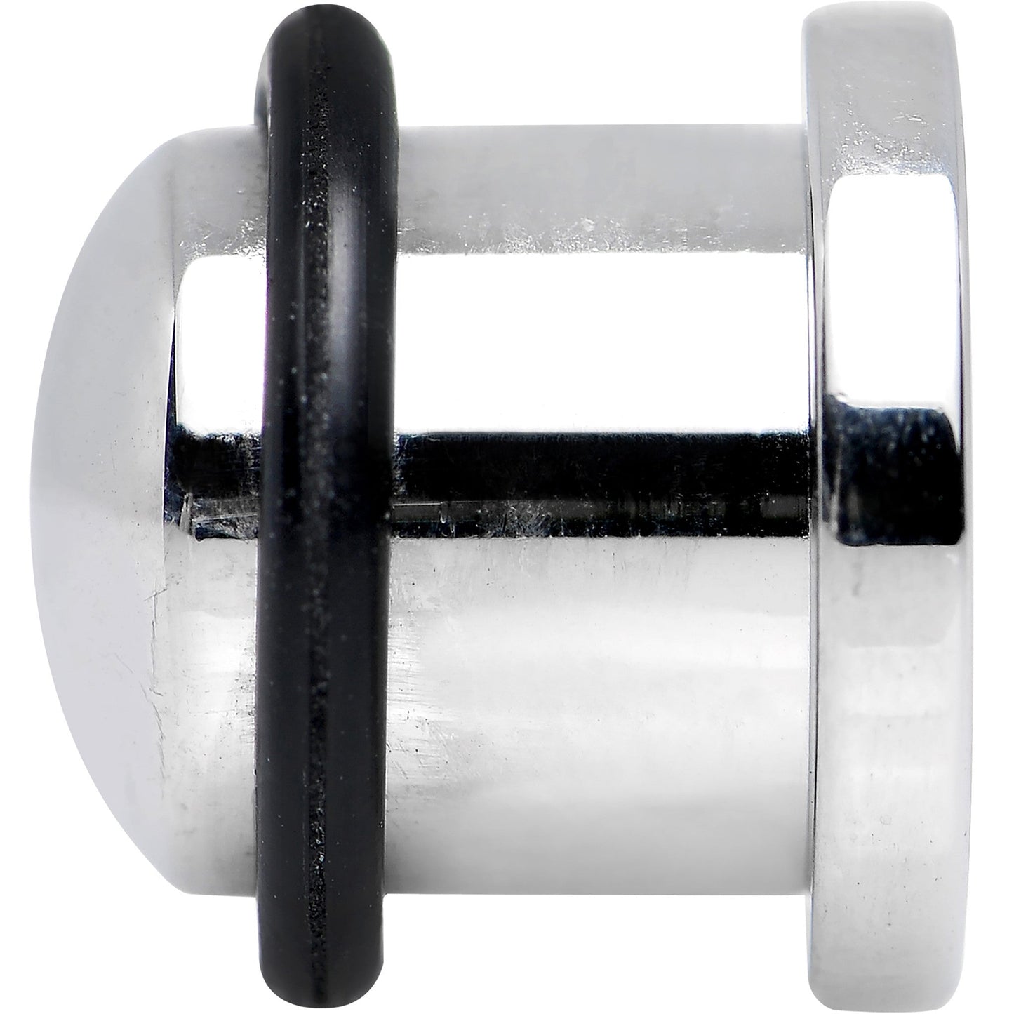 00G Stainless Steel Single Flare Flat Top Plug