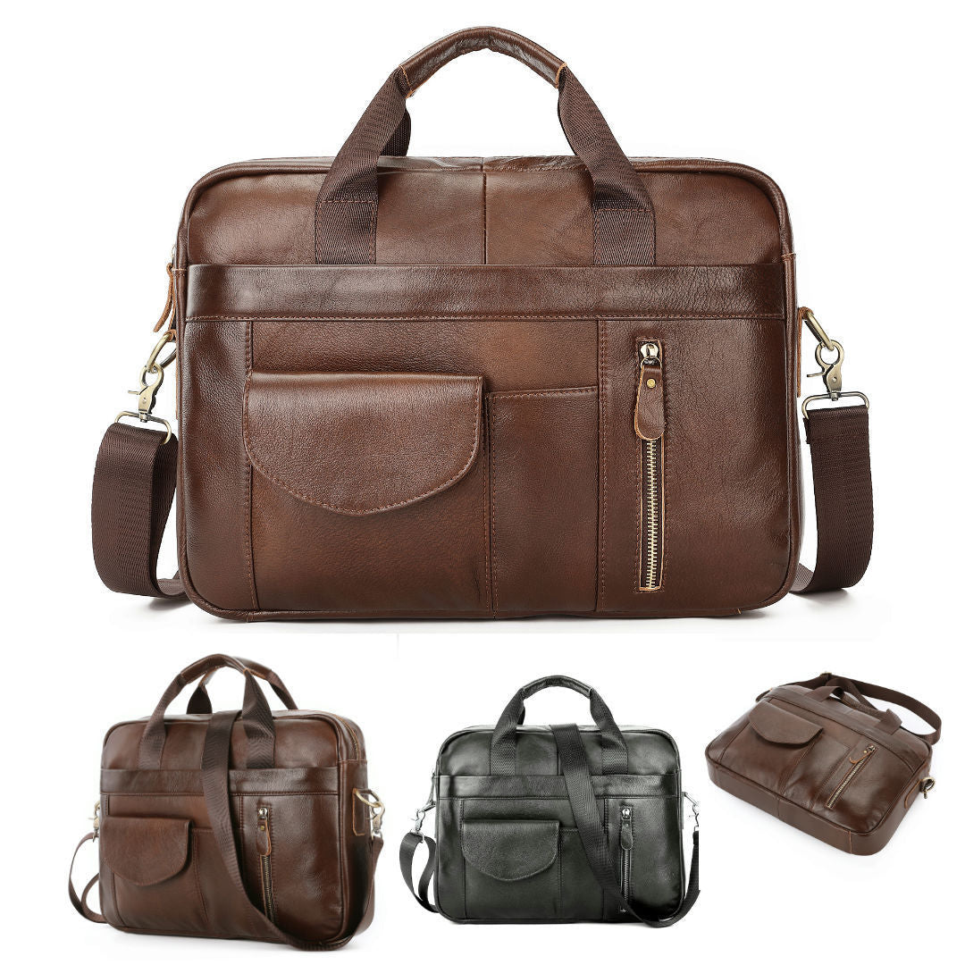 Men's Portable Cross-body Briefcase