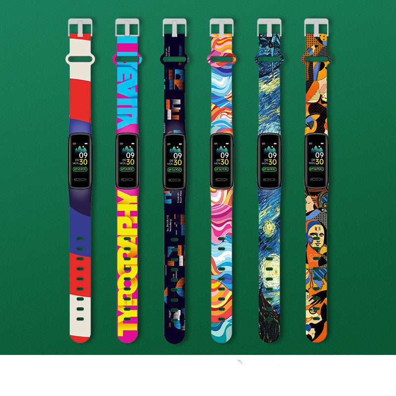 Sports Bracelet: Heart Rate, Temperature, BP, Sleep