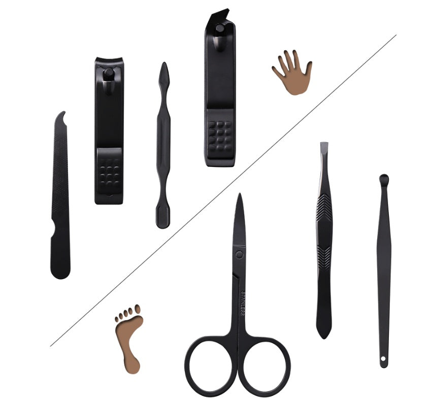 7-in-1 Nail Manicure Set with Clippers and Knife