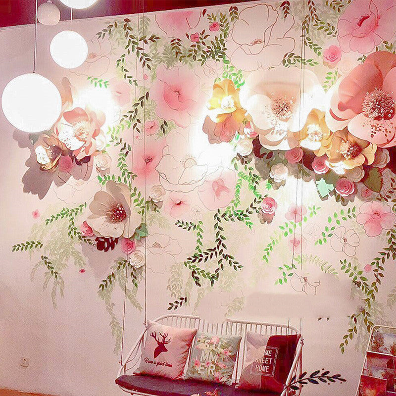 Large-scale Wedding Layout Three-dimensional Handmade Paper