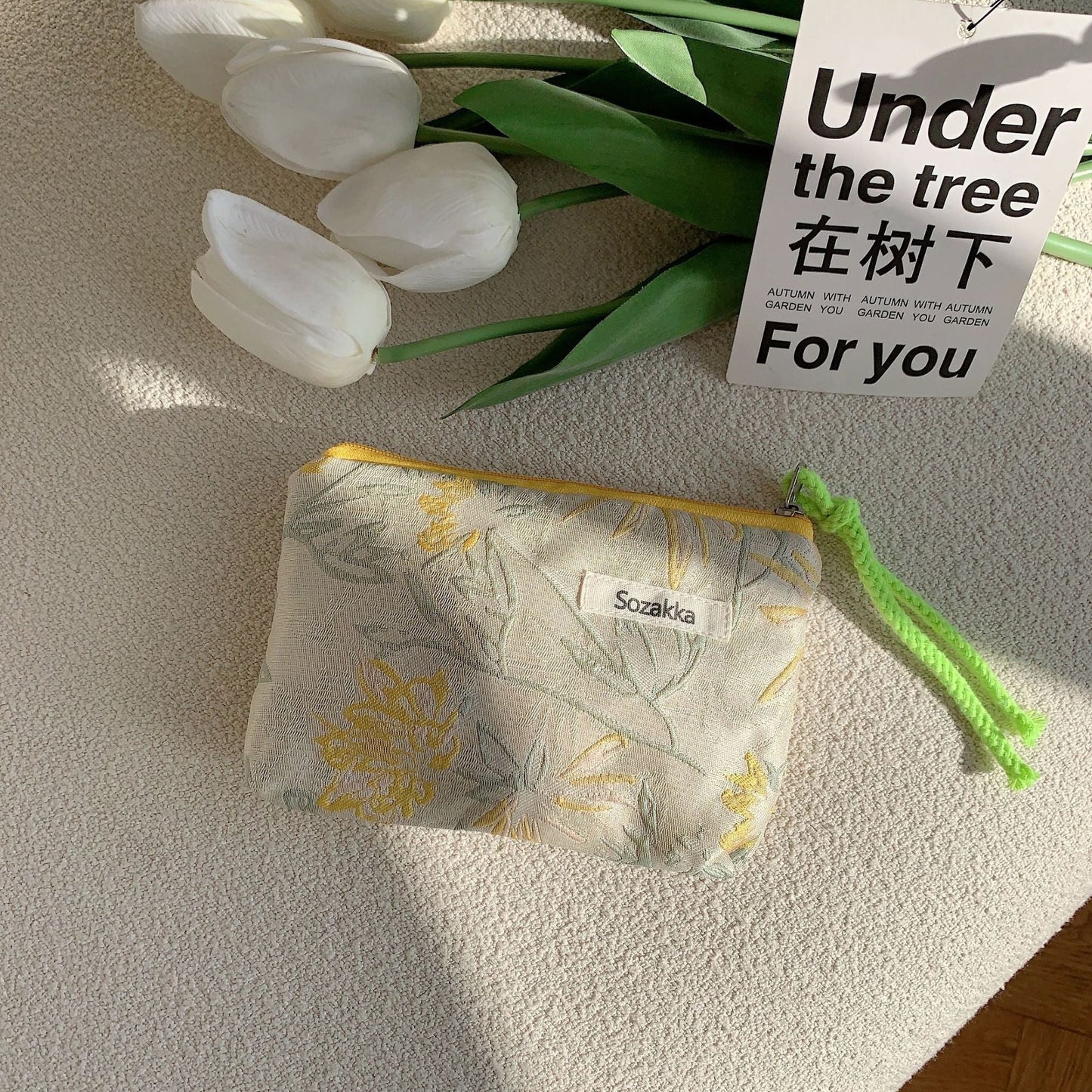 Female Cosmetic Bag Portable Coin Purse Wash Bag