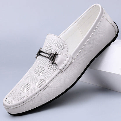 Business Casual Leather Shoes with Soft Bottom