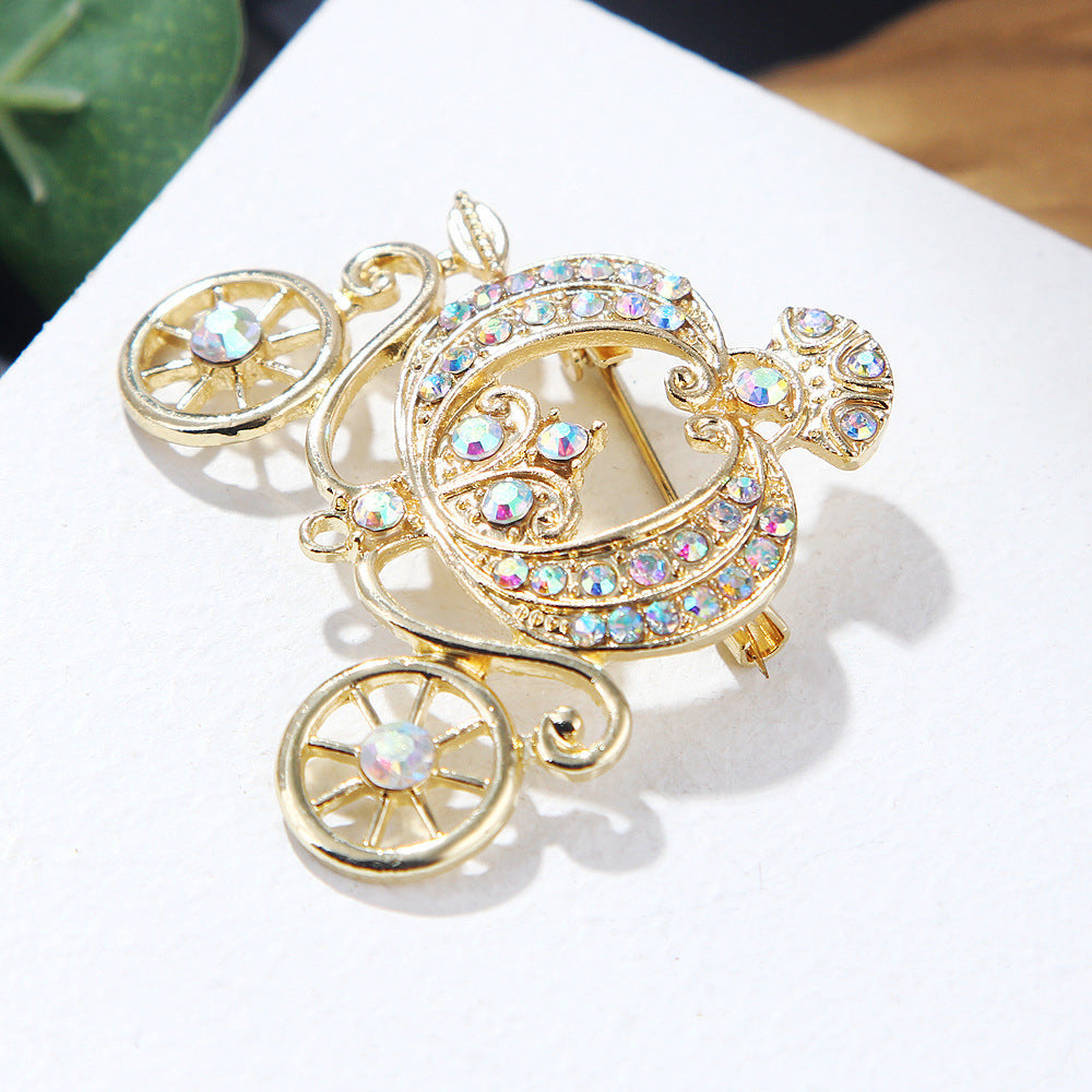 Lanhao Gray Pumpkin Car Brooch