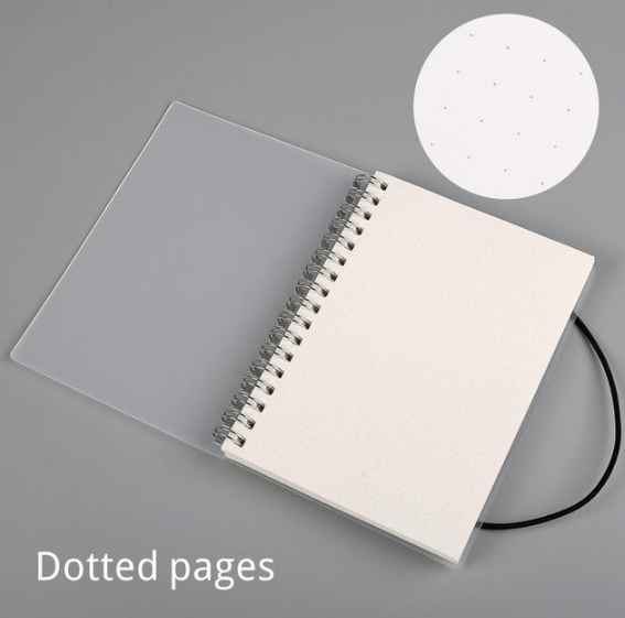 Plastic Cover Spiral Coil Notebook