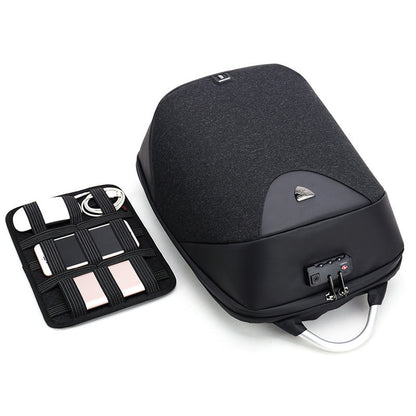 Anti-Theft 15.6-Inch Laptop Backpack: Versatile British-Style Business Bag