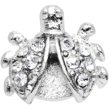 Clear Gem Lovely Ladybug Tragus Cartilage Earring