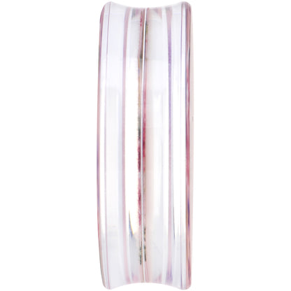 42mm Acrylic Pink Grandma's Wallpaper Flowered Saddle Plug