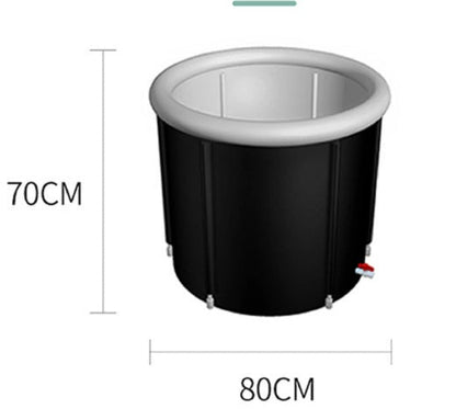 Portable Inflatable Ice Bath Tub Foldable PVC for Recovery