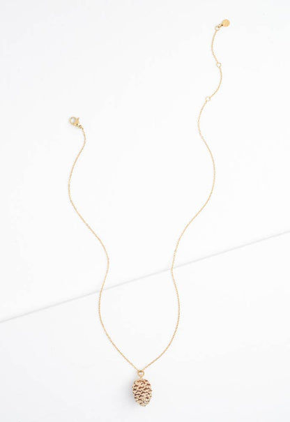 Abundant Hope Pinecone Necklace