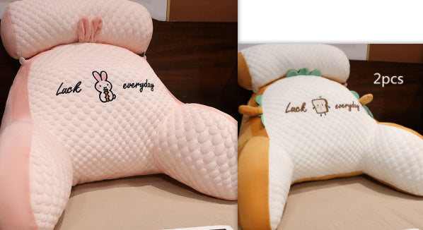 Fluffy Triangle Reading Cushion Lumbar Support