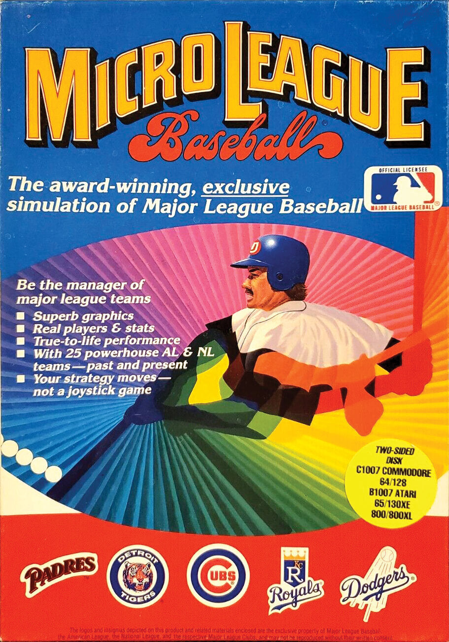 MicroLeague Baseball (Commodore 64)