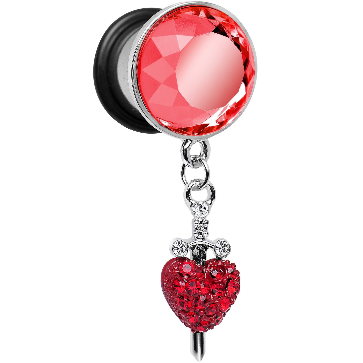 1/2 Red Gem Sword and Paved Heart Steel Plug