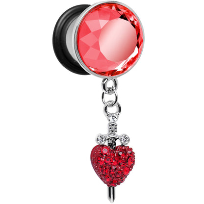 1/2 Red Gem Sword and Paved Heart Steel Plug