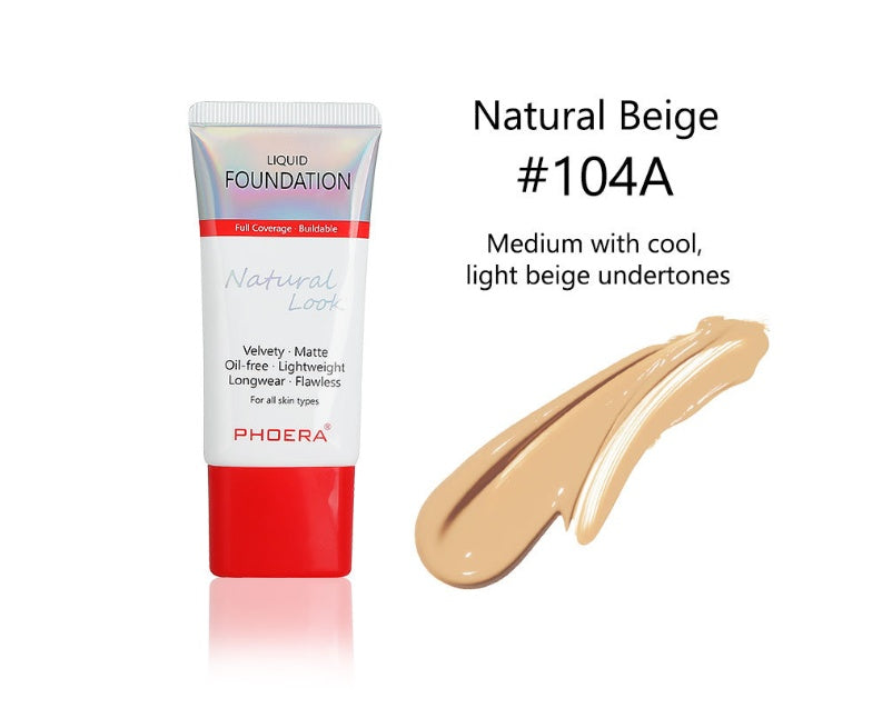 Matte Silky Tube Liquid Foundation