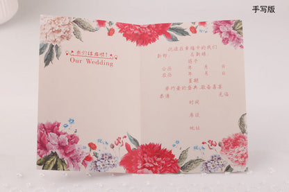 Creative wedding invitation