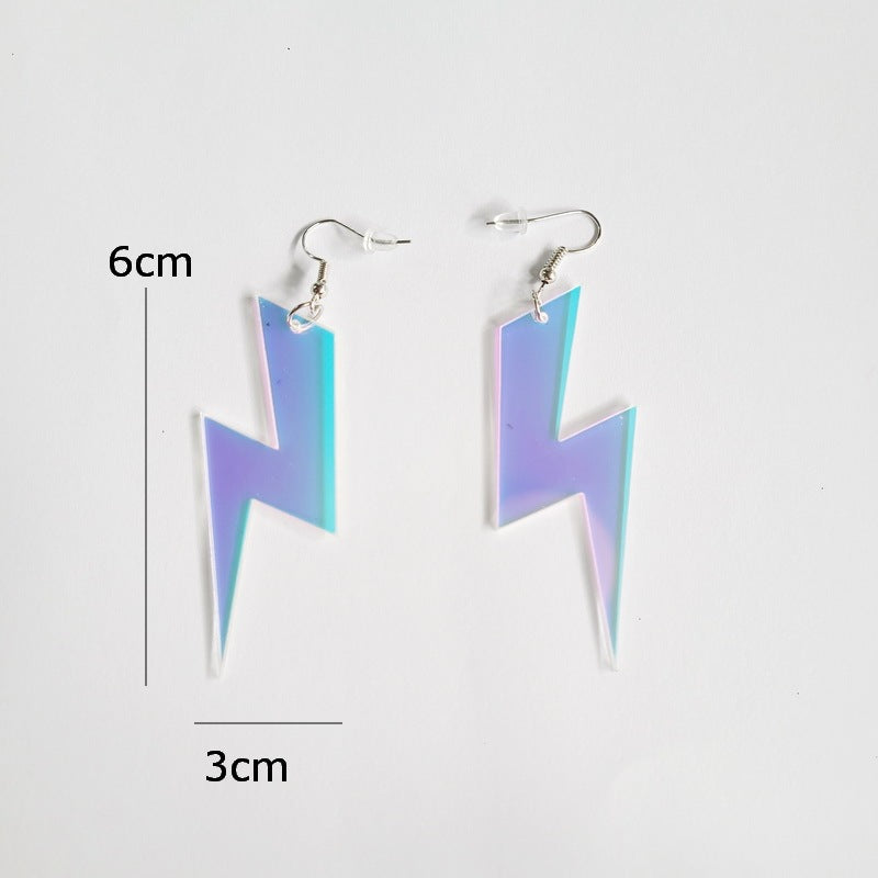 Color-Changing Acrylic Hollow Stud Earrings