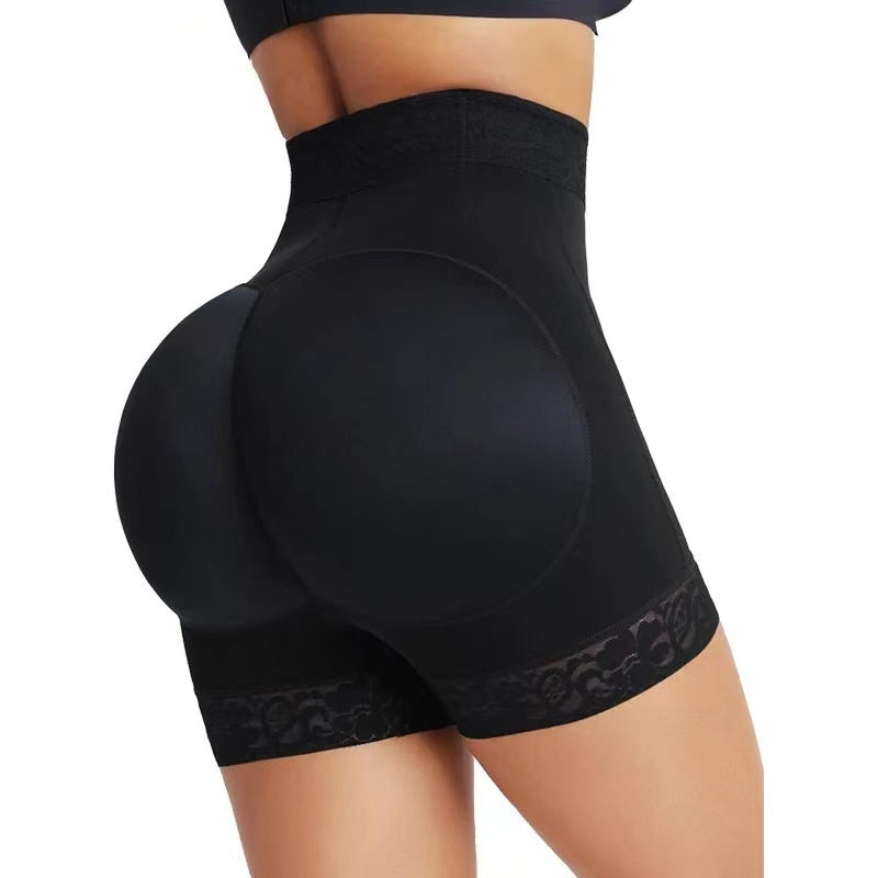 Hip Lifting Abdominal Pants with Zipper