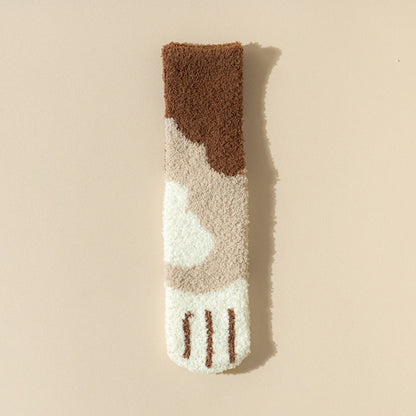 Fashion Personality Coral Fleece Socks Women