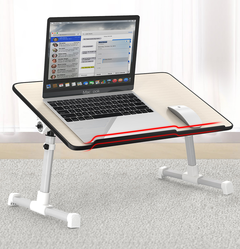 Adjustable Foldable Laptop Desk Stand for Bed and Standing
