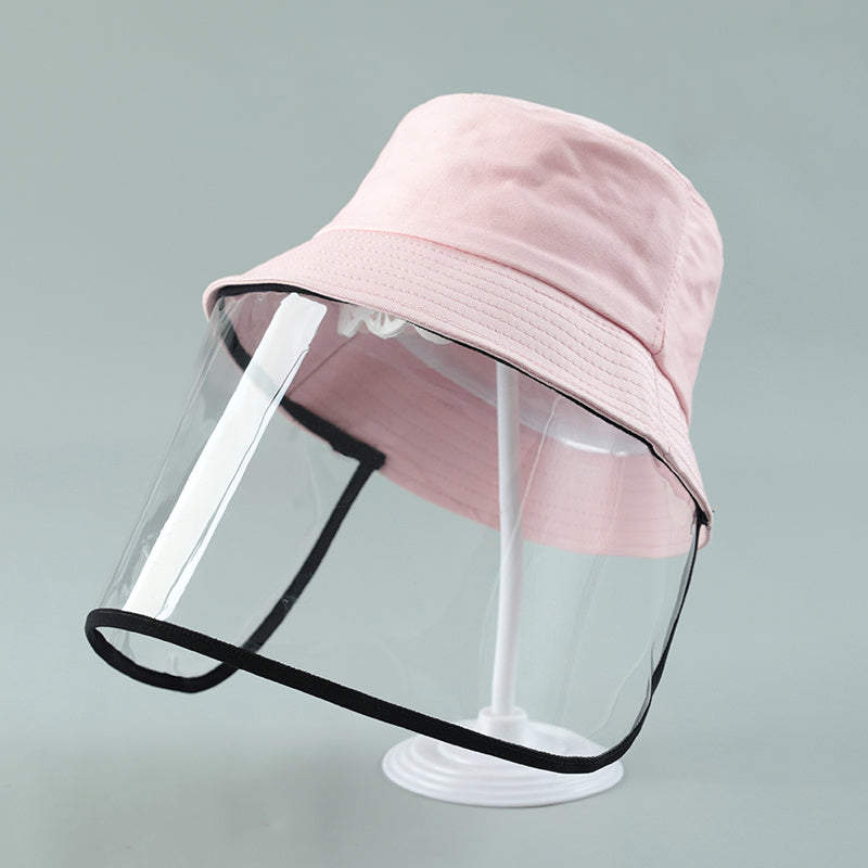 Kids Anti-Spitting Protective Hat with Dustproof Cover