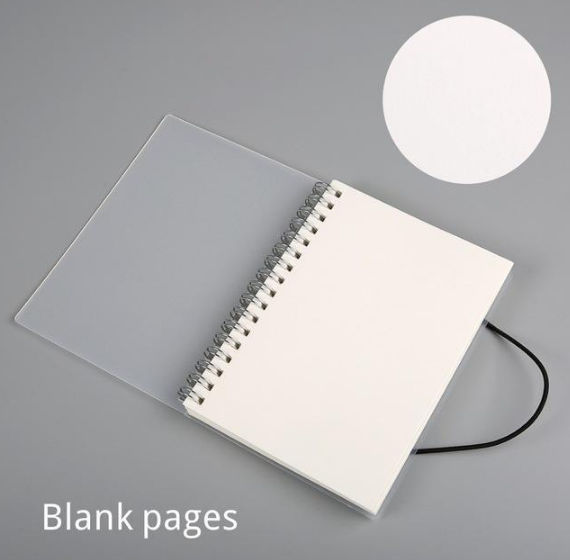 Plastic Cover Spiral Coil Notebook