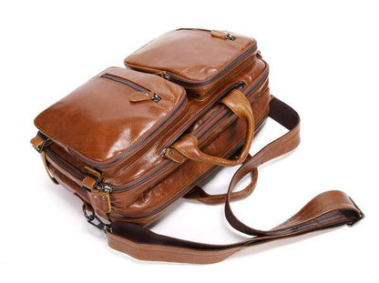 Men's Multi-functional Imported Leather Bag
