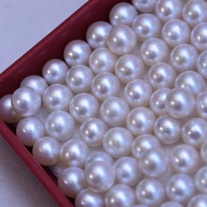 Flawless White Pearl Stud Earrings