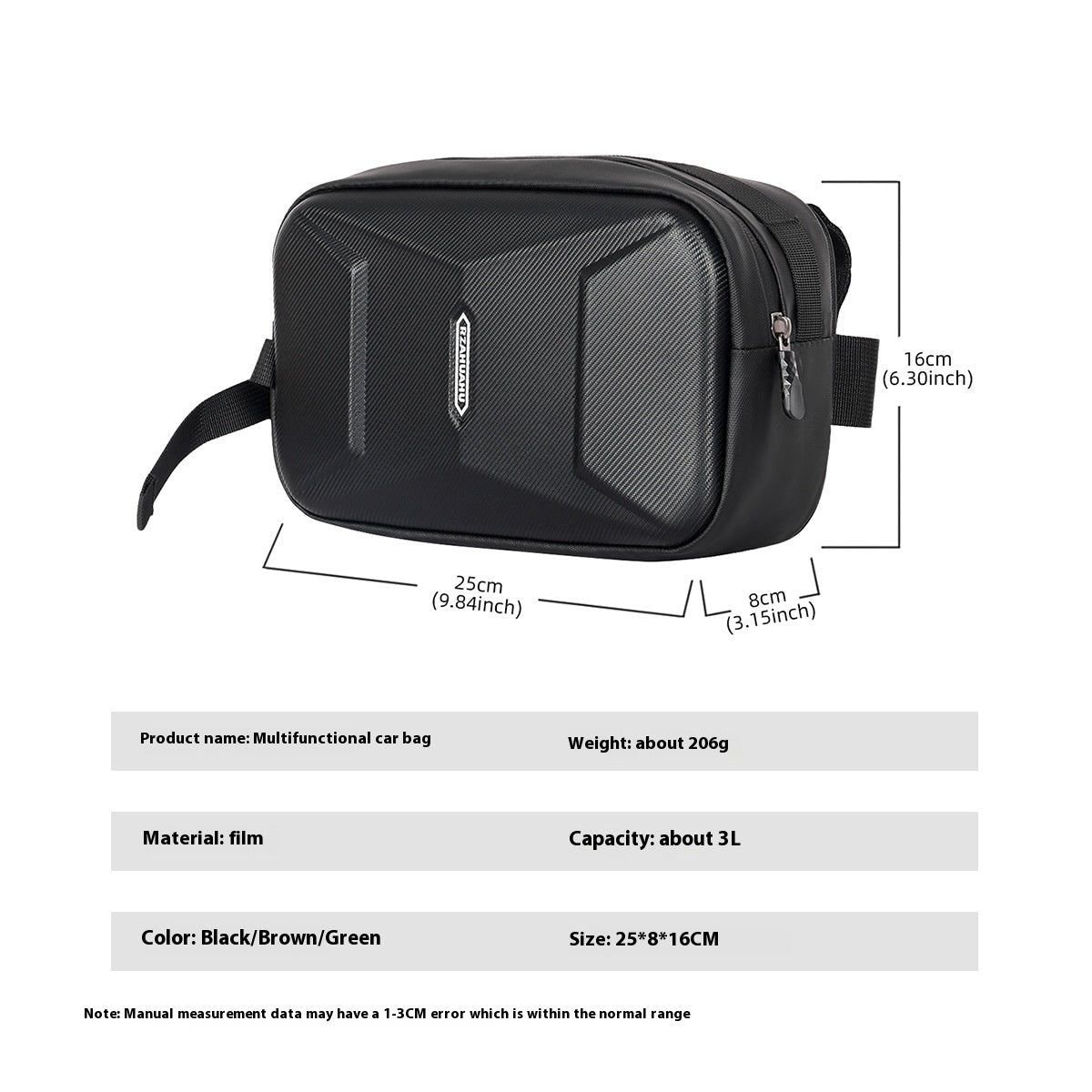Large Capacity Hard Shell Bike Pannier Bag
