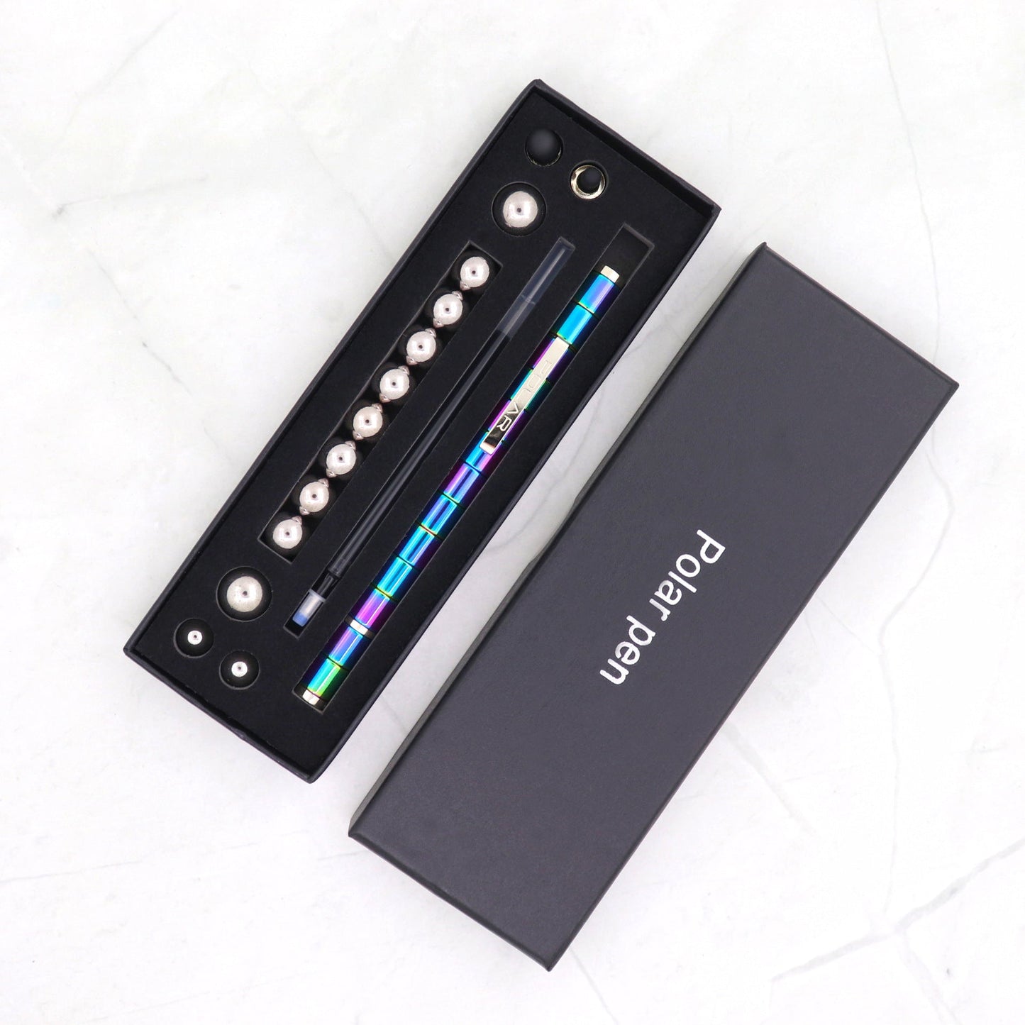 Magnetic Polar Pen and Stylus Stress Relief Gift Box