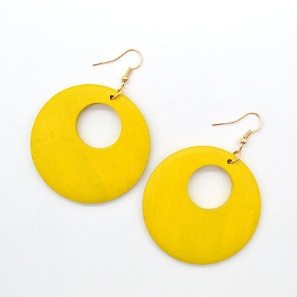 Original Fashion Wood Earrings Ornament