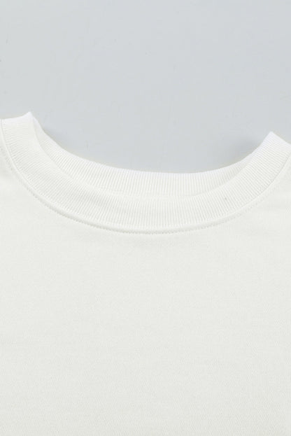 Crew Neck Pullover Sweatshirt